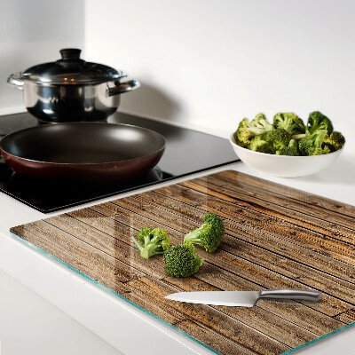 Glass kitchen board Wooden board with window