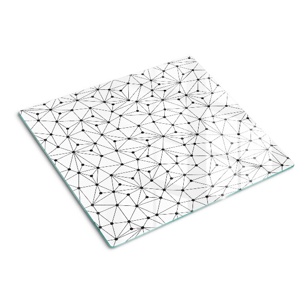 Glass chopping board Grid geometry