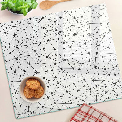 Glass chopping board Grid geometry