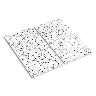 Glass chopping board Grid geometry