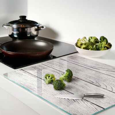 Glass chopping board Rustic style wooden board