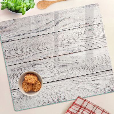 Glass chopping board Rustic style wooden board