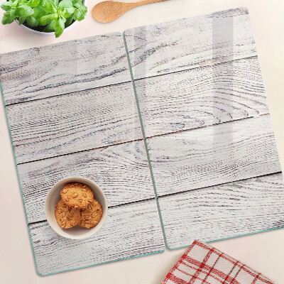 Glass chopping board Rustic style wooden board