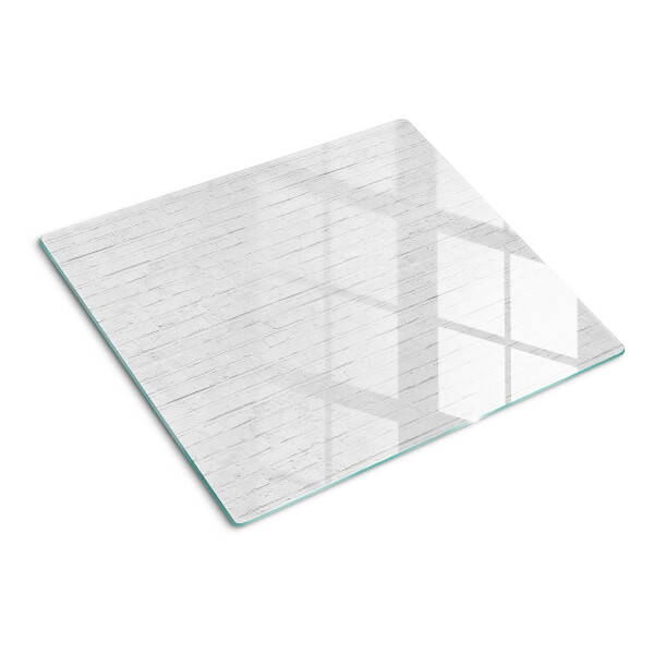 Glass kitchen board White floorboards