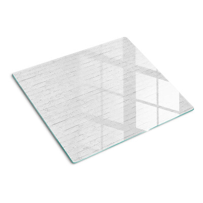 Glass kitchen board White floorboards
