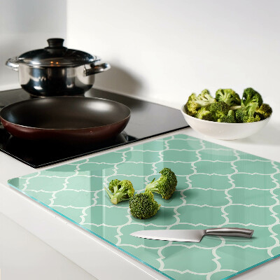 Glass kitchen board Moroccan pattern