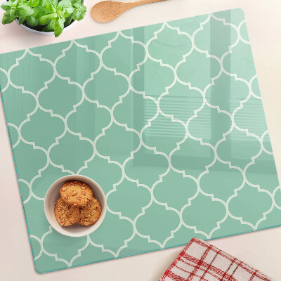 Glass kitchen board Moroccan pattern