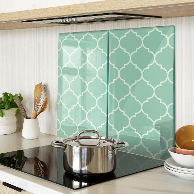 Glass kitchen board Moroccan pattern