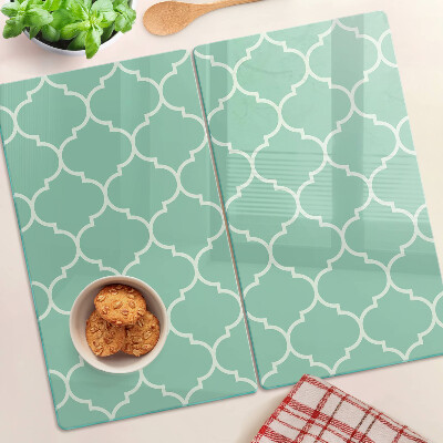 Glass kitchen board Moroccan pattern