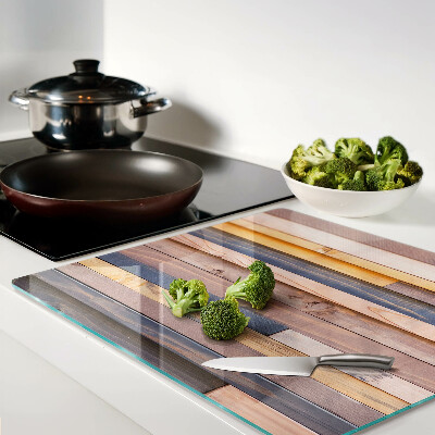 Glass chopping board Wood-tone boards