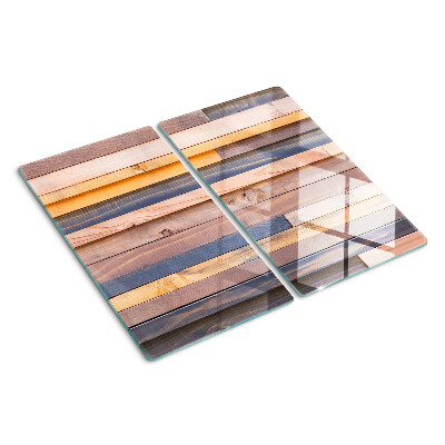 Glass chopping board Wood-tone boards