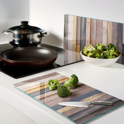 Glass chopping board Wood-tone boards