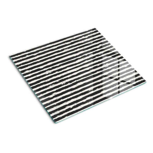 Glass kitchen board Graffiti style stripes
