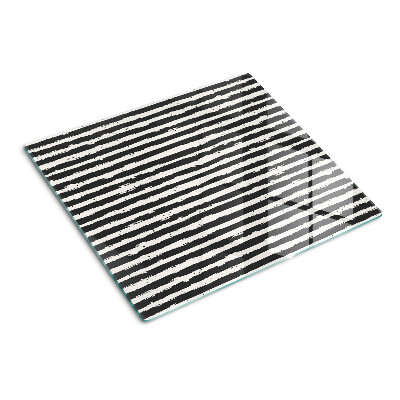 Glass kitchen board Graffiti style stripes