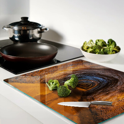 Glass chopping board Tunnel in the cave with lighting