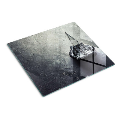Glass chopping board Armchair in a minimalist interior