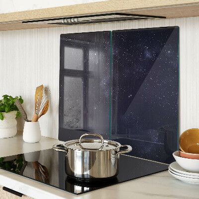 Glass kitchen board Cosmic universe with stars