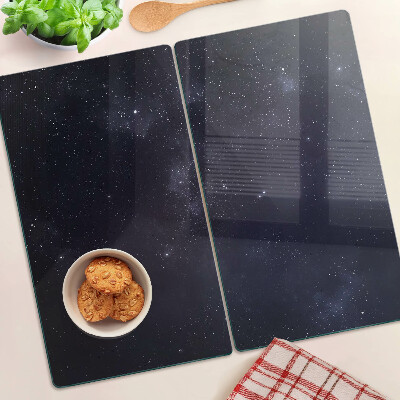 Glass kitchen board Cosmic universe with stars