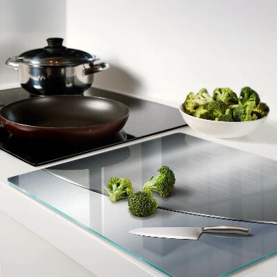 Glass kitchen board Metallic shine with reflections