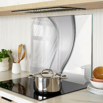 Glass kitchen board Abstract wavy pattern
