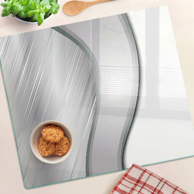 Glass kitchen board Abstract wavy pattern