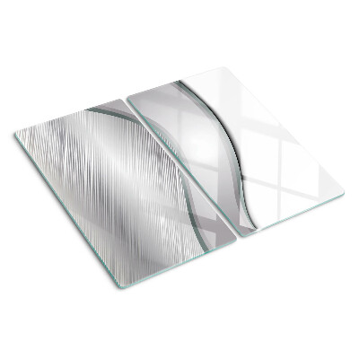 Glass kitchen board Abstract wavy pattern