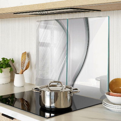 Glass kitchen board Abstract wavy pattern