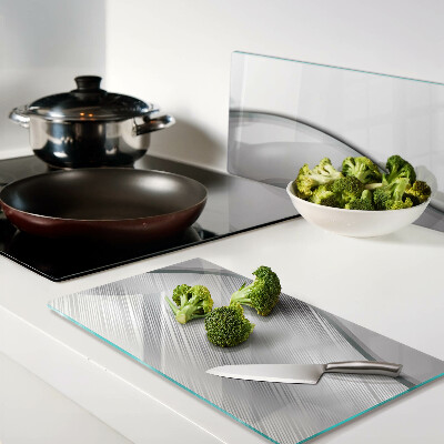 Glass kitchen board Abstract wavy pattern
