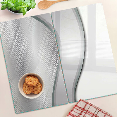 Glass kitchen board Abstract wavy pattern