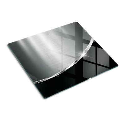 Glass chopping board Metallic shine with reflections