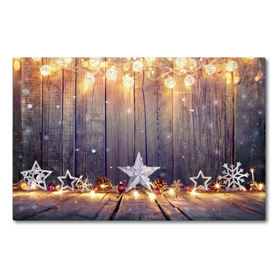 Kitchen Splashback Stars Christmas Lights Decorations
