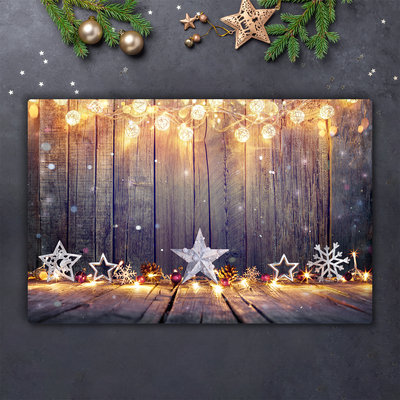 Kitchen Splashback Stars Christmas Lights Decorations