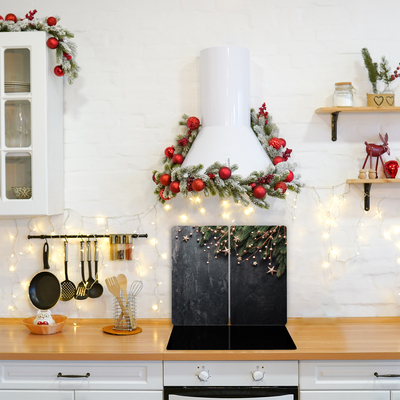 Kitchen Splashback Christmas tree decorations Christmas Star