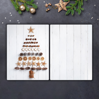 Kitchen Splashback Gingerbread Christmas tree ornaments