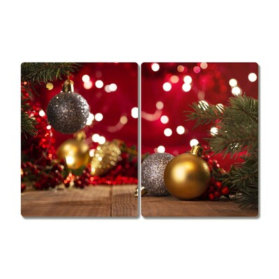 Kitchen Splashback Christmas tree balls Christmas Decorations