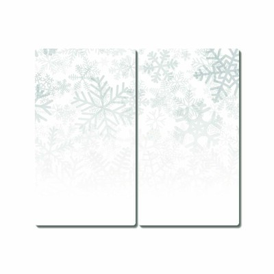 Kitchen Splashback Winter Snow Snowflakes