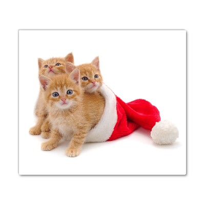 Kitchen Splashback Cats Christmas Santa Claus
