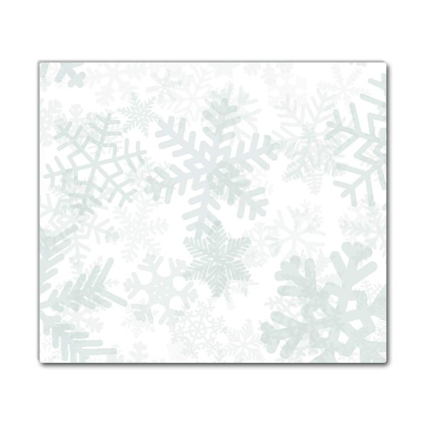 Kitchen Splashback Winter Snow Snowflakes