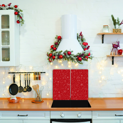 Kitchen Splashback Christmas Decoration Winter holidays