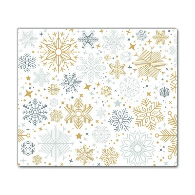Kitchen Splashback Snowflakes Christmas Winter