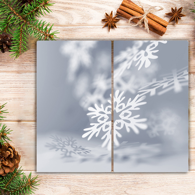 Kitchen Splashback Snowflake Christmas Decoration