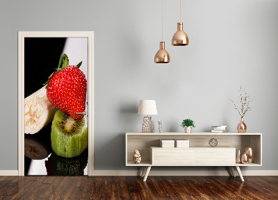Self-adhesive door wallpaper Fruits