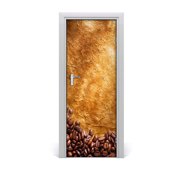 Self-adhesive door veneer Coffee beans