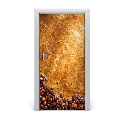 Self-adhesive door veneer Coffee beans