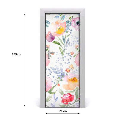 Self-adhesive door wallpaper Maki