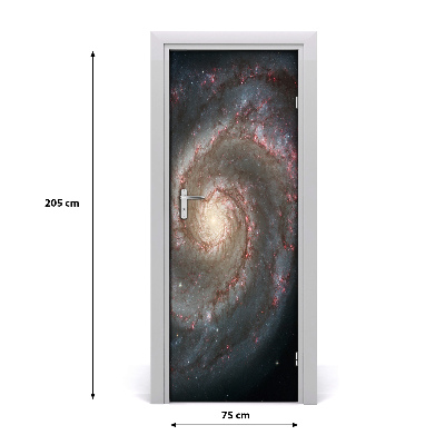 Self-adhesive door wallpaper Nebula