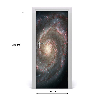 Self-adhesive door wallpaper Nebula