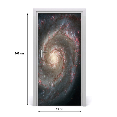 Self-adhesive door wallpaper Nebula