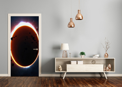 Self-adhesive door wallpaper Eclipse