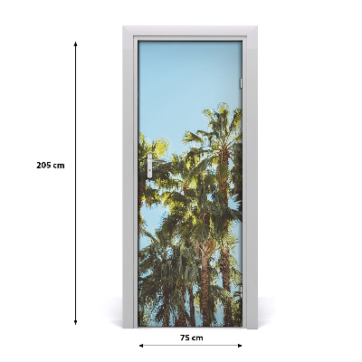 Self-adhesive door sticker Landscapes of palma